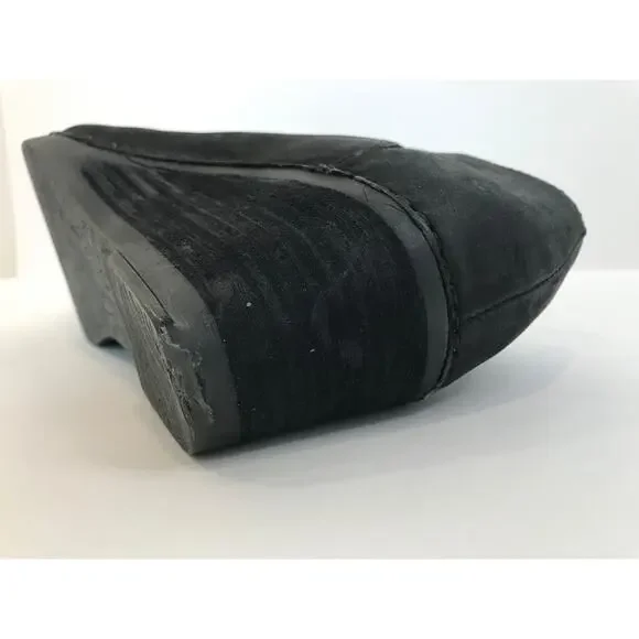 Dansko Sheena Slouchy Black Leather Wedge Bootie Women’s Size 41/10.5 - Picture 14 of 14